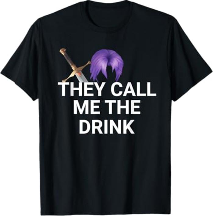 They Call Me The Drink Funny Meme T-shirt S разноцветный