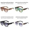 Men Square Frame Sunglasses With Uv400 Protection For Summer Fashion And Travel