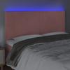 VidaXL LED Headboard Bedroom Furniture Double Bed Accessory Head of Bed Frame Interior Pink 3122215