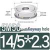 Dual-Sided Flat Timing Pulley: 5M50 Teeth, Width Options 11/16/21/27AF, Bore Size 8-30.