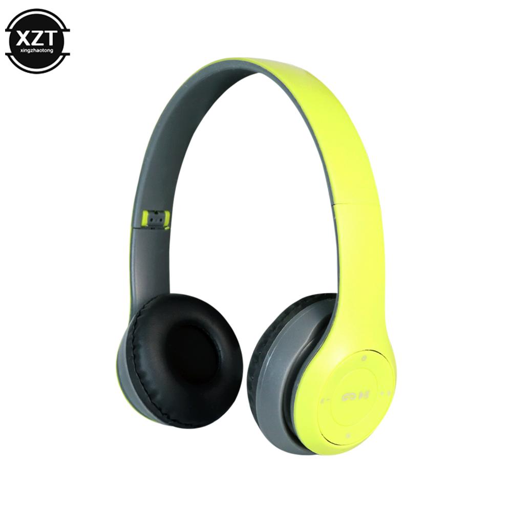 Wireless Headphones 5.0 Bluetooth Earphone Foldable Bass Headsets With Mic with Memory TF Card For iPhone Xiaomi Sumsamg Phone