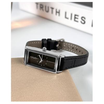 Fashion Trend Encore Watch Red Belt Watch Niche High-End Quartz Women'S Watch Retro And Simple