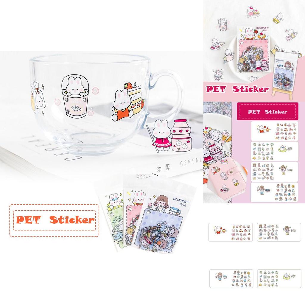 Rosyposy Fresh And Lovely Sticker Bag With Beautiful Hand-painted Patterns And Colors