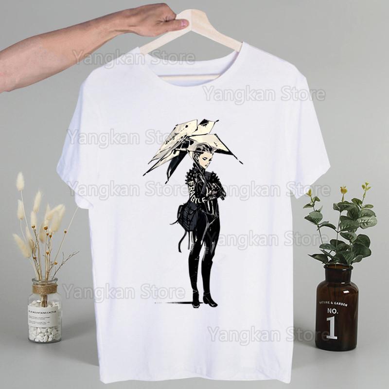 Death Stranding Kojima Men Hip Hop Streetwear Print T Shirt Harajuku TShirts Short Sleeve Fashion Casual T-Shirt Tops Tees