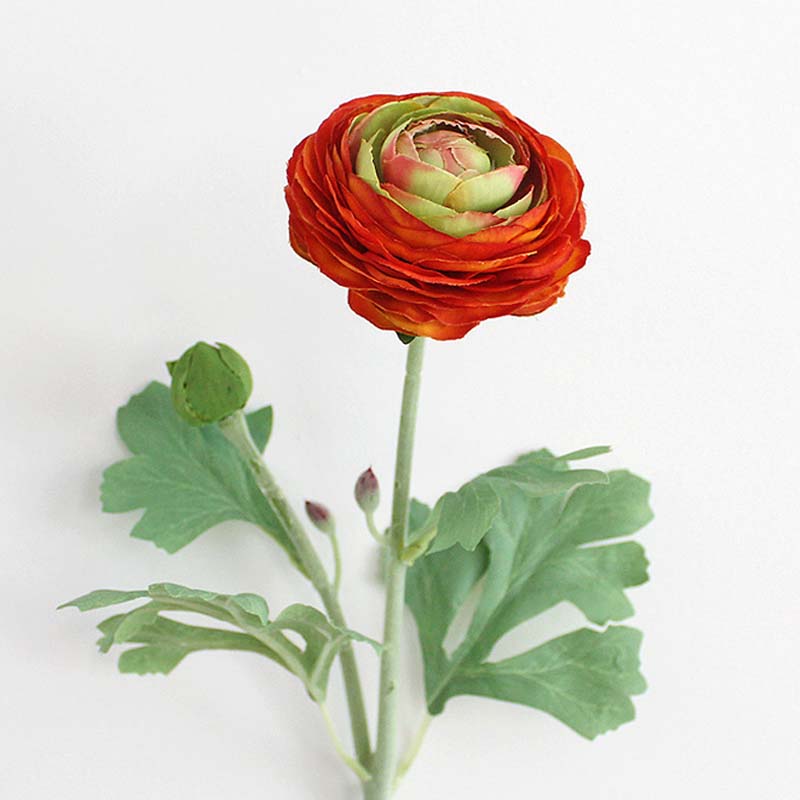 Imitation Flower Flocking with 2 Heads Peony for Home Decoration Artificial Flower Dew Lotus