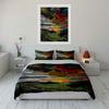 Colorful Abstract Landscape Pattern. Bedding Sets Duvet Cover Sets Duvet Covers Pillowcases(1 * Duvet Cover 2 * Pillowcases, Without Duvet Insert)