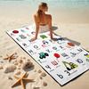 1Pc Alphabet Adventure Beach Towel, Quick Dry, Multi-Use for Beach Pool Gym Yoga Home Travel, Christmas, Halloween, Xmas Gift M928735