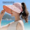 UV Protection Large Brim Sun Hat Letter UV Protection Hat Stylish Summer Panama Hat  Men