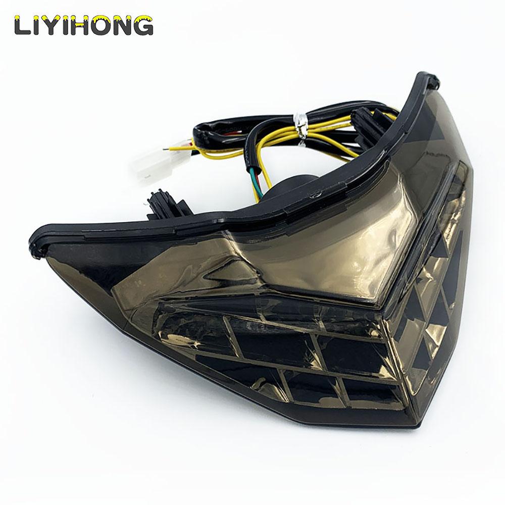 Motorcycle Modified LED Turn Signal Rear Warning Tail Light Brake Light for Kawasaki Ninja 250 250R 300 Z300 2013-2017
