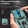 For Xiaomi Redmi Note 8 Pro Case Shockproof Armor Phone Cases For Redmi Note8 Note 8Pro Slide Camera Protect Ring Holder Cover