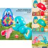 Bersaglio Giocattolo Sparatutto Dinosauro con Pistola Sparatutto per Bambini Gioco Indoor