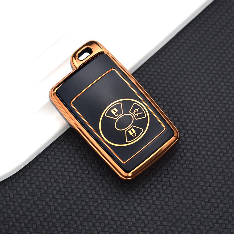 3 Buttons Tpu Intelligent Key Fob Mount Protector Fit For Toyota Avalon Camry Corolla Yaris Auto Smart Key Fob Case Cover Automotive Auto
