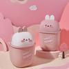 Cartoon Waste Bin Mini Wastebasket Waste Container Desktop Trash Can  Dressing Table