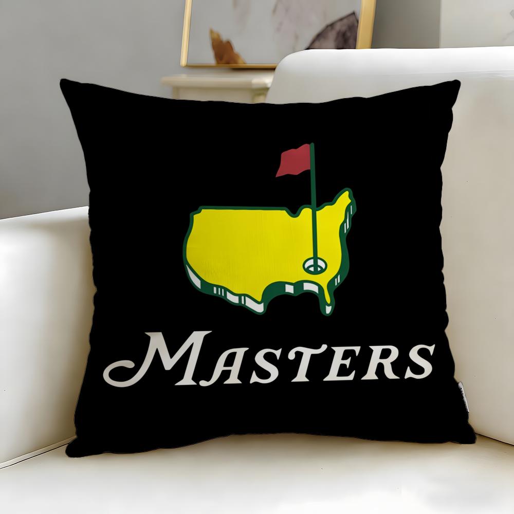 

Fashion Mmasters Golf Printingew Cushion Cover Soft EasyWash Pillow Case Versatile for Couch Bed Travel and Office 30X30cm