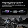 Kebidumei Bluetooth6.0 Motorcycle Helmet Intercom Headset Wireless Hands-free Call Phone Kit with Music Sharing Support FM