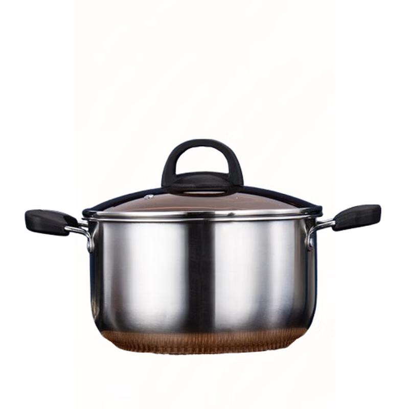 Yibodele Thickened Composite Bottom Stainless Steel Soup Pot