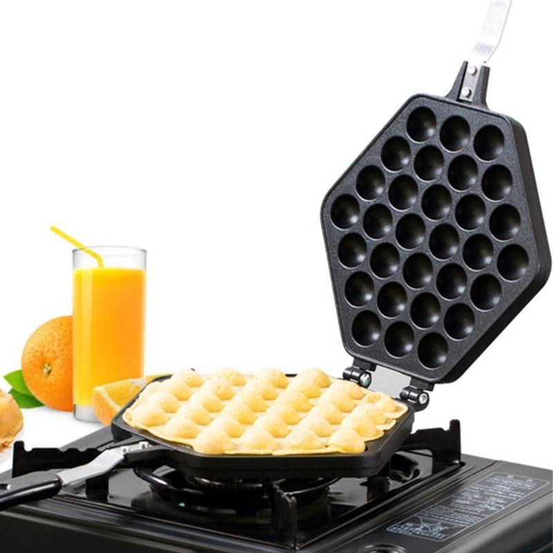 Practical Nonstick Waffles Maker Plate Convenient Fixed Molds Bubble Eggs Cake Oven Breakfast Machine Cake Making Plate
