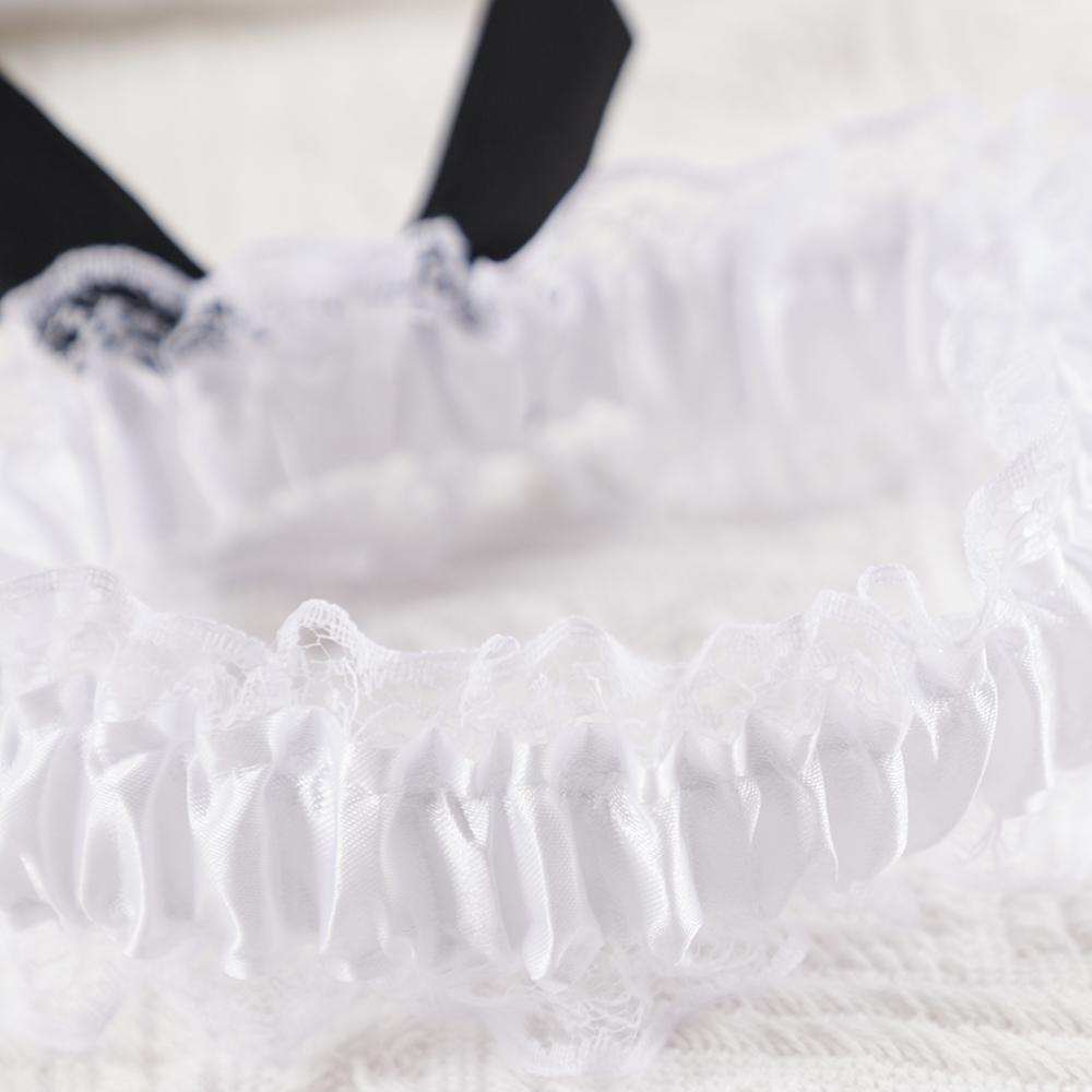 1Pcs Sexy Bride To Be Bow Leg Ring Lace Garter Belt Leg Circle Ring Bridal Shower Wear Hen Bachelorette Party Wedding Decoration