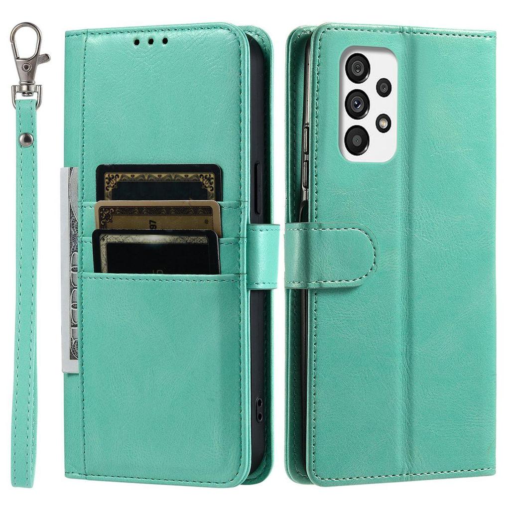 Cover for Samsung Galaxy A73 5G,A53,A52 4G/5G,A52S,A33,A32 4G,A32,A23,A13 Retro PU Leather Flip Wallet Phone Case Multi Card Slots
