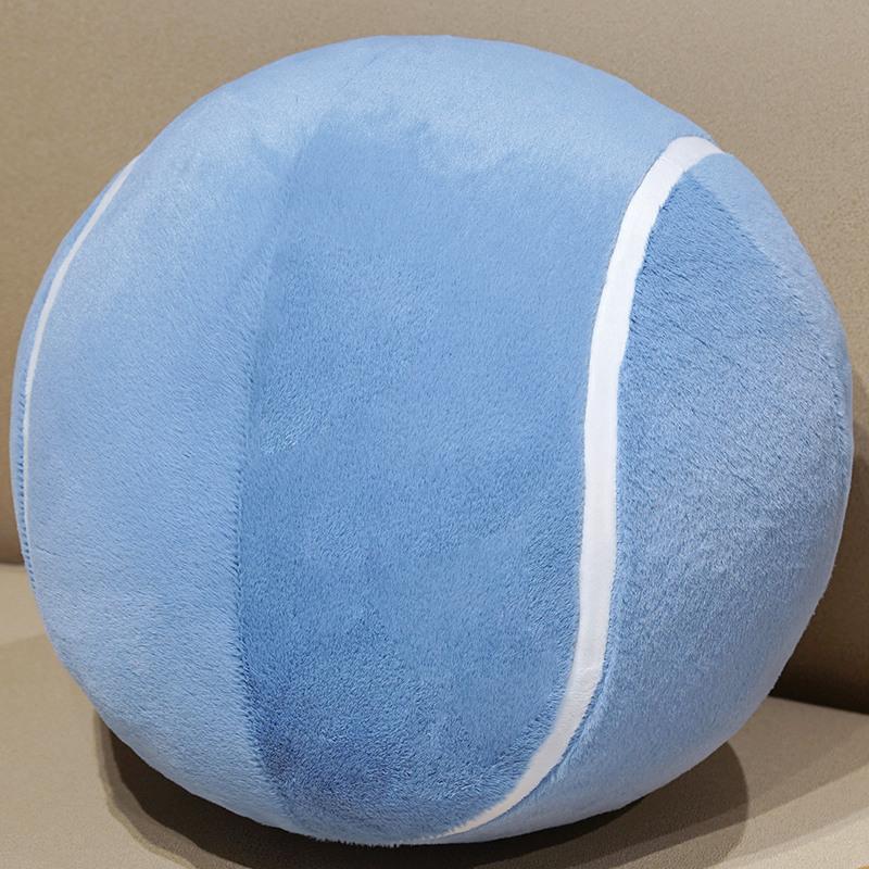 Pretty Colorful Tennis Plush Toys Stuffed Lifelike Tennis Doll Soft Home Throw Pillow Cute Keychain Bags Hanging Toys Room Decor