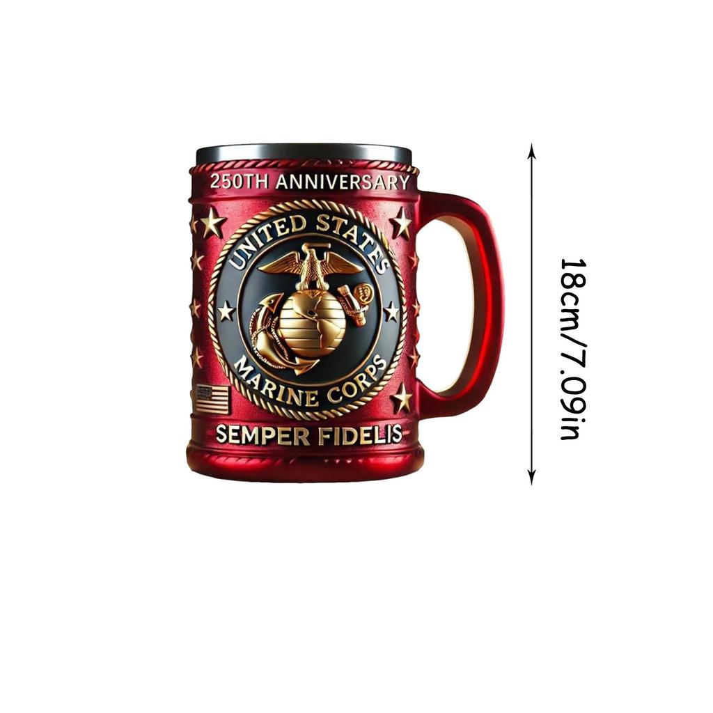 Newest Coffee Cup 304 Stainless Steel Modern Technology Cool Mug Interesting Beer Tea Coffee Mug Men Beer Cup Halloween Gifts