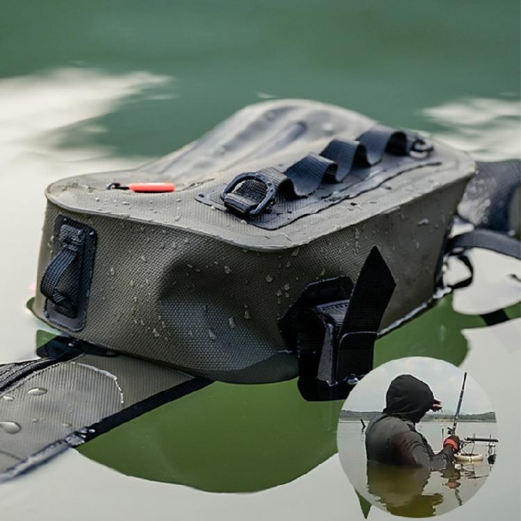 Fishing Pack Waist Bags Floating Fishing Tackle Storage Bag Large Capacity Water Resistant Crossbody Single Shoulder Bag