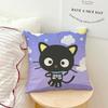 Cute Cartoon Art Chibi Cat C-Chococat Sro Comfort Soft Hogar Pillowcase For Sofa Living Room Bed Home Decor Protective Covers