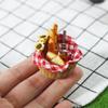 Kitchen Tool Model Doll Accessories Simulation Food Toys Dollhouse Food Miniature Bread Basket