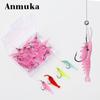 20PCS Floating Lures Baits with Hook Artificial Shrimp Fishing Lures Swimbait Simulation Shrimp Swimbaits Baits