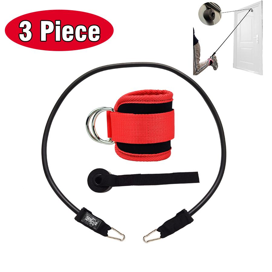 Fitness Ankle Straps izable Fit D-Ring Support Cuffs Gym Leg Strength Workouts Pulley with Buckle Active Guard Abductors