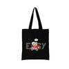 Women Shopping Bag All-match Bear Series Handbag Foldable Reusable Cloth Shopper Harajuku Style Bag Student Canvas Tote Bag