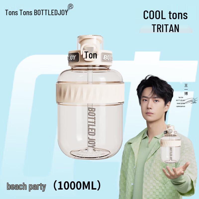 Tritan Dual-Drink Sports Water Bottle