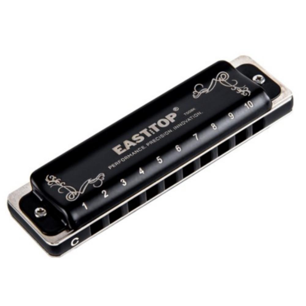 EASTTOP T008K 2.0 C-Key New Model Black Harmonica