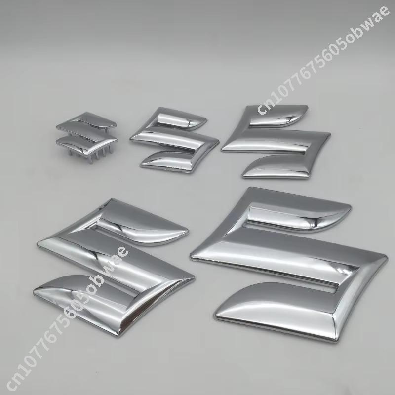 Car Front Logo Front Grill Rear Bumper Tail Door Trunk Emblem Sticker For ZUZUKI Swift Jimny Vitara Fronx Grand Sx4 GrandVitara