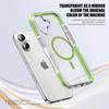 KEYSION Transparent Case for MagSafe for iPhone 16 15 Plus Colorful Collision Shockproof Phone Cover for for iPhone 16 Plus 15