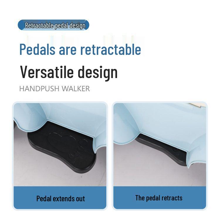 Kinder Vierrad Schaukelauto Roller mit Musik, Geeignet für Alter 1-6