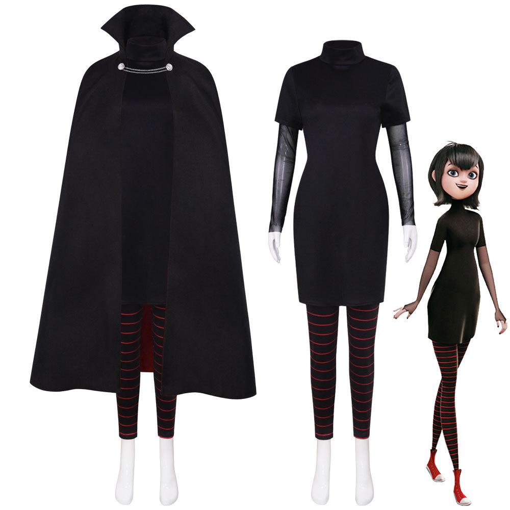 Mavis Cosplay Costume Halloween Outfit Hotel Transylvania 4 Mavis Dress Role Play Apparel