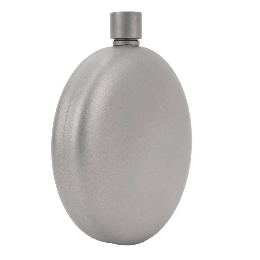 Hip Flask 170ml Stylish Look Leakage Proof Lightweight Portable Ti Flask Whiskey Alcohol Wine Bottle