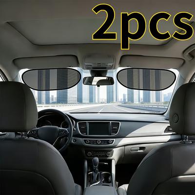 2pcs Car Sunshade Curtain, Blocking Sunlight Without Obstructing Driving View, Sun Protection and UV Shield, Static Adsorption for Easy Installation