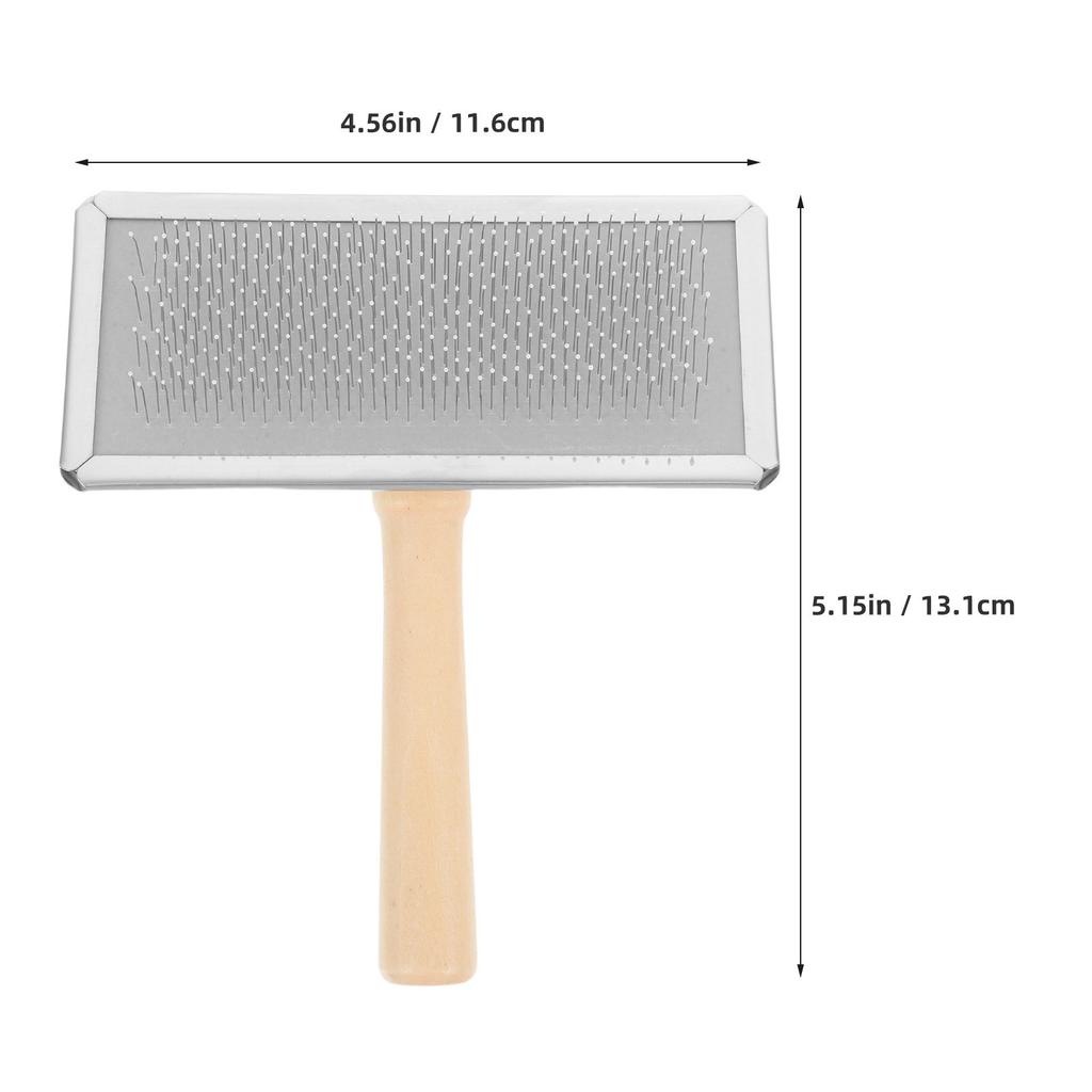 Felting Wool Carders Brush Hand Carder for Wool Needle Felting Projects Separation Comfort Grip Slicker Brush