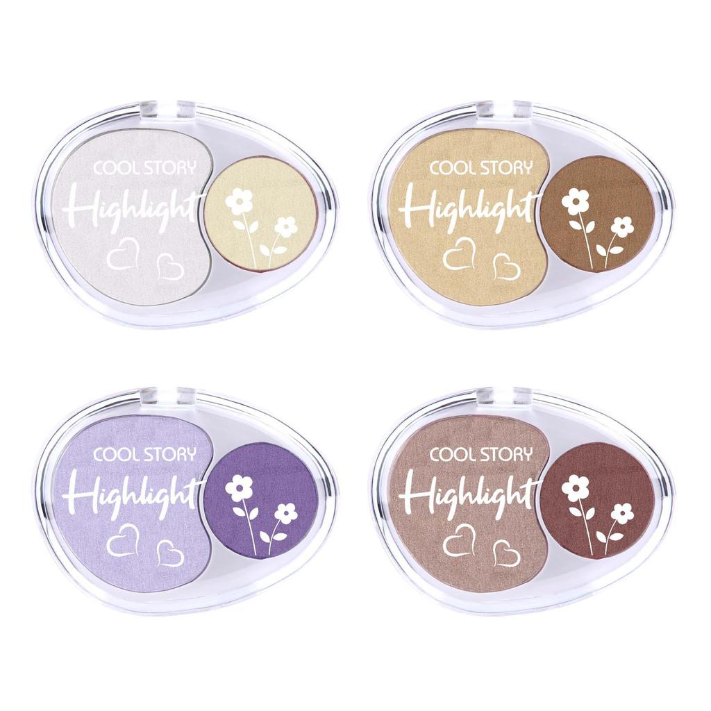 Mousse Two-Tone Mashed Potatoes Highlighter All-in-One Diamond Ginger Nose Powder Body and Face Sculpting Glitter