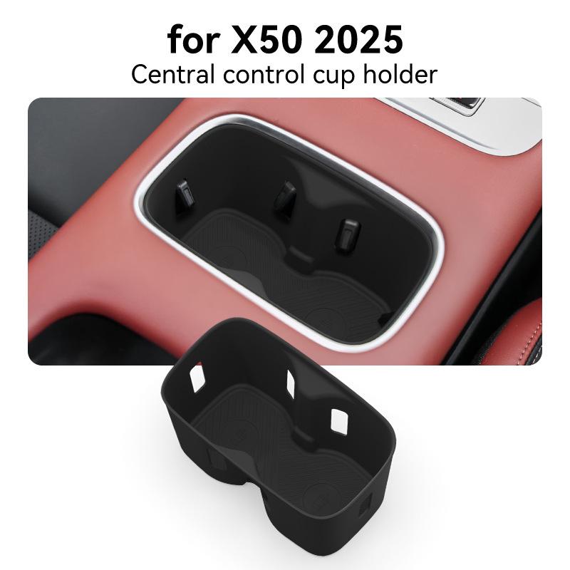 Proton X50 Center Console Cup Holder Silicone Anti-slip Mat - Fits 25 Models