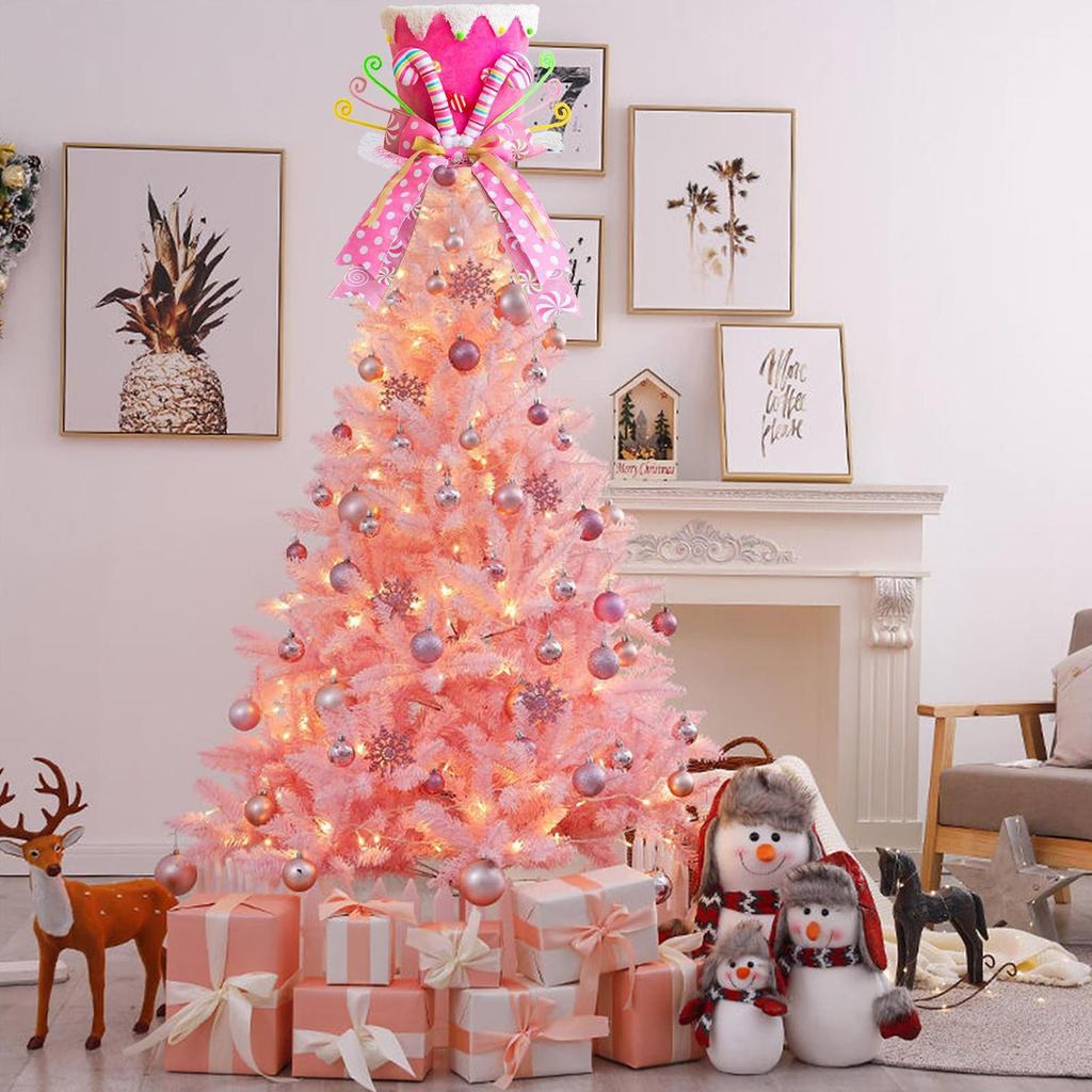 Christmas Tree Decoration Hat Christmas Candy Tree Top Decoration Gift Hat Christmas Candy Tree Top Decoration