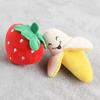 2026 Fruit Dog Toys Squeaker Plush Chew Toy for Small Dogs Training Perros Soft Squeeze Sound Cute Banana Watermelon Pet Accessories