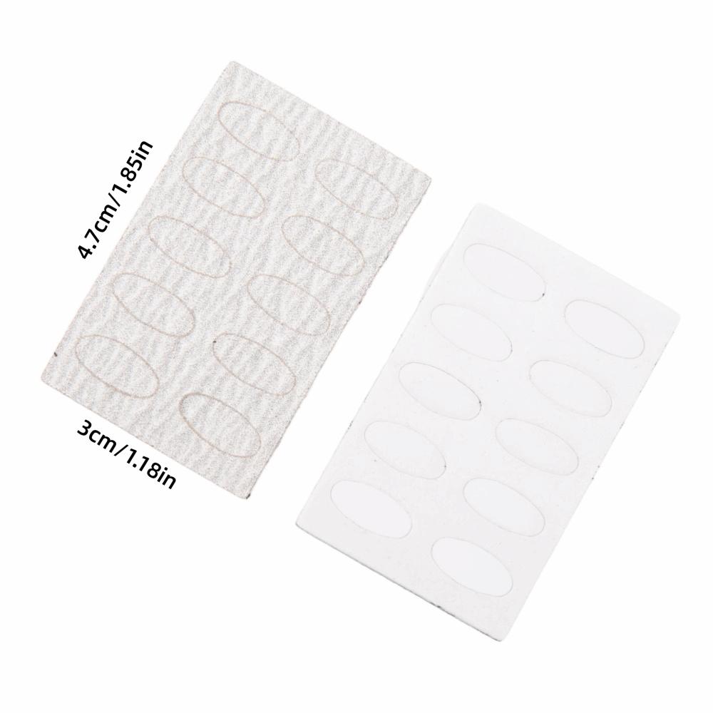 50pcs Disposable Nail Sandpaper Sheets Self Adhesive Self Adhesive Sandpaper Salon Use