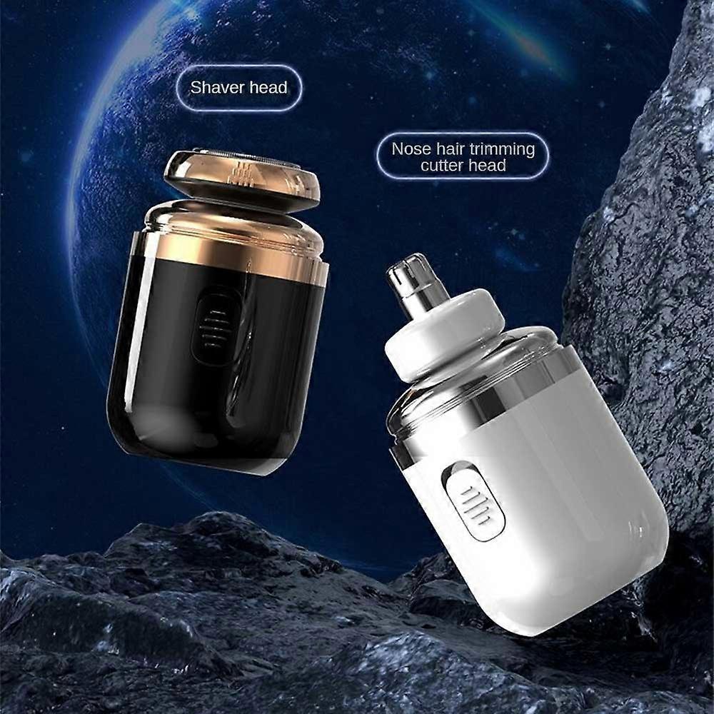 Two-in-one Mini Electric Shaver Electric Nose Hair Trimmer Washable Razor Small