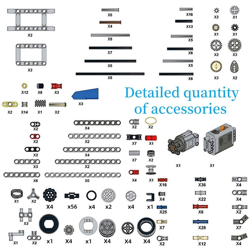 Modello Educativo STEM da Costruire Assemblaggio Tecnico Creativo Mattoncini Kit MOC Giocattolo Didattico Regalo Adulti Bambini Vacanze