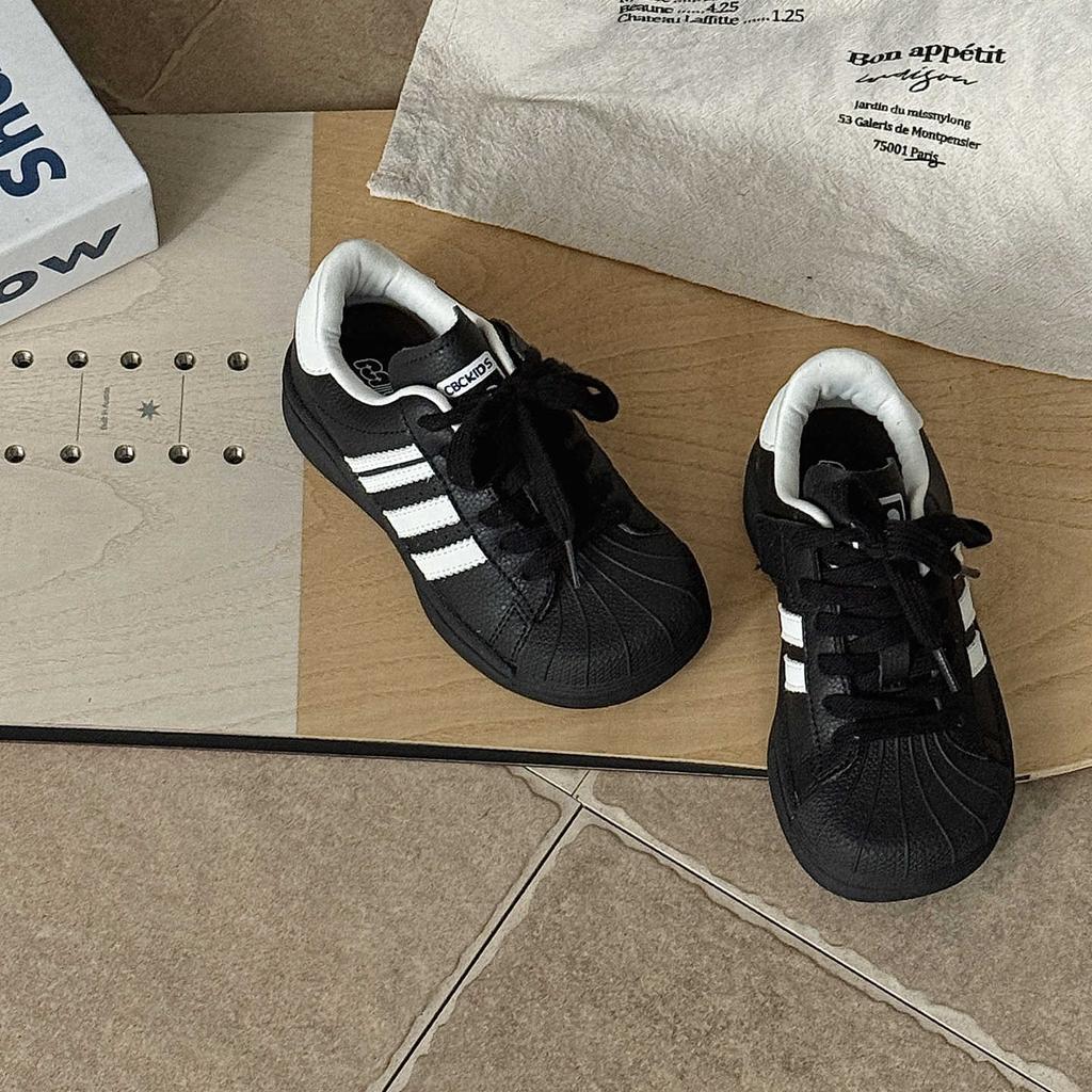 XSHX big head shell shoes new wide spread toe children's shoes boys and girls Velcro rubber outsole Wenzhou shoes autumn new