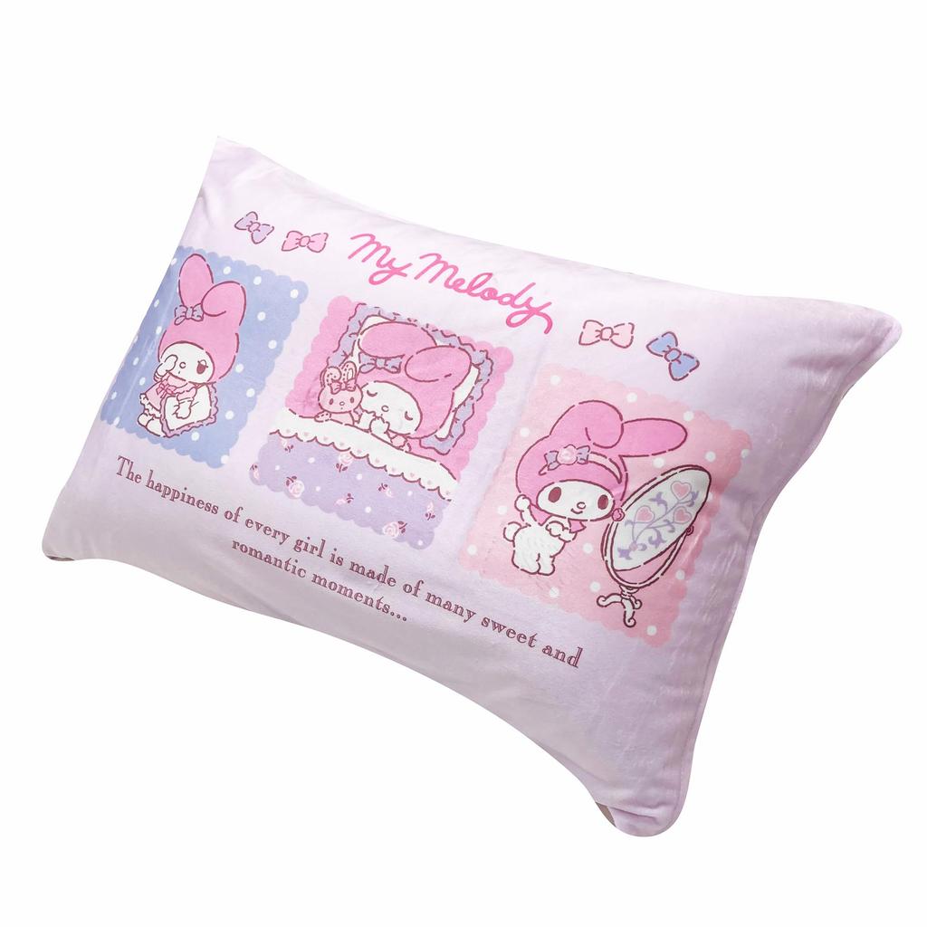 MORIPiLO My Melody Sanrio Smooth Makura No 415791 Pillowcase, Characters, 43x63cm, Microfiber, Washable, Cute, Unisex, Pink, Morishita,