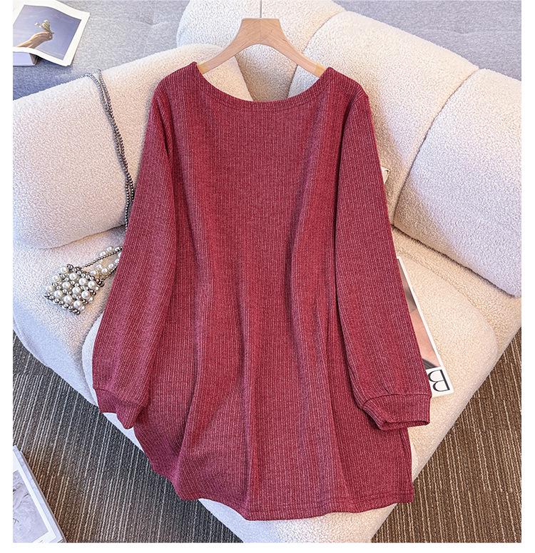 Damen Strickcardigan & Top Set in Übergröße: Temperamentvolle Freizeitkleidung für Frühling/Herbst (130-350 Pfund)